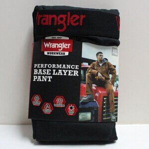 Wrangler Workwear Men's XL Black Performance Base Layer Pant